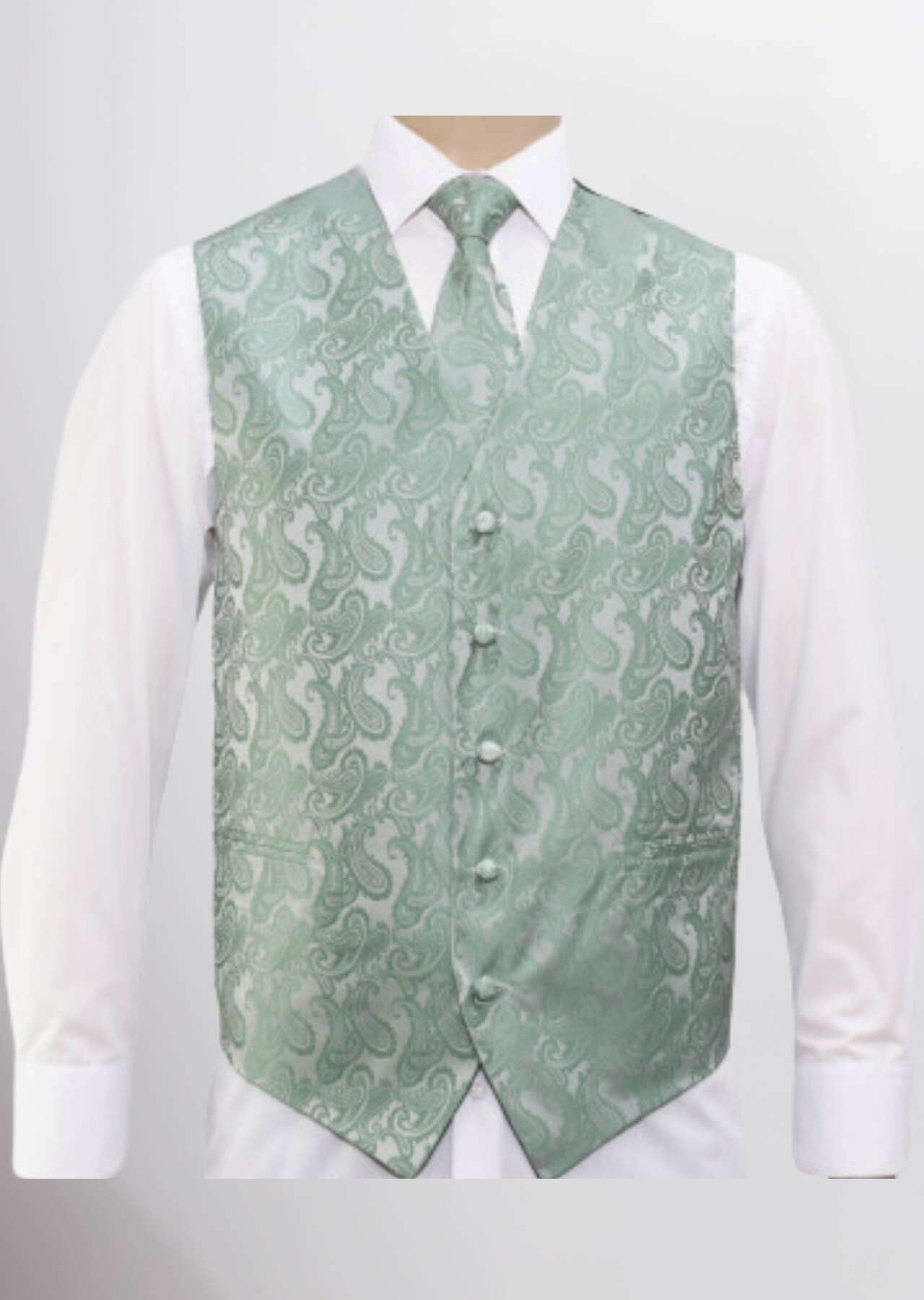 Men's Microfiber Paisley Vest