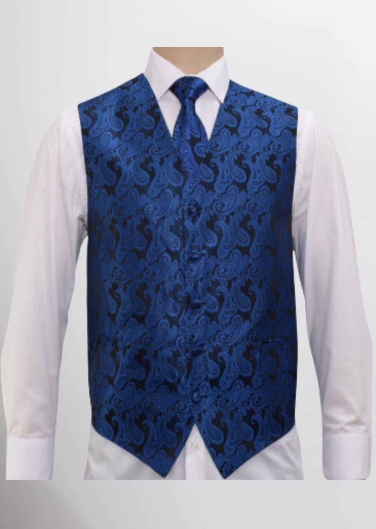 Men's Microfiber Paisley Vest