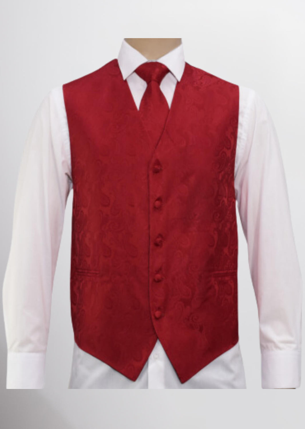 Men's Microfiber Paisley Vest