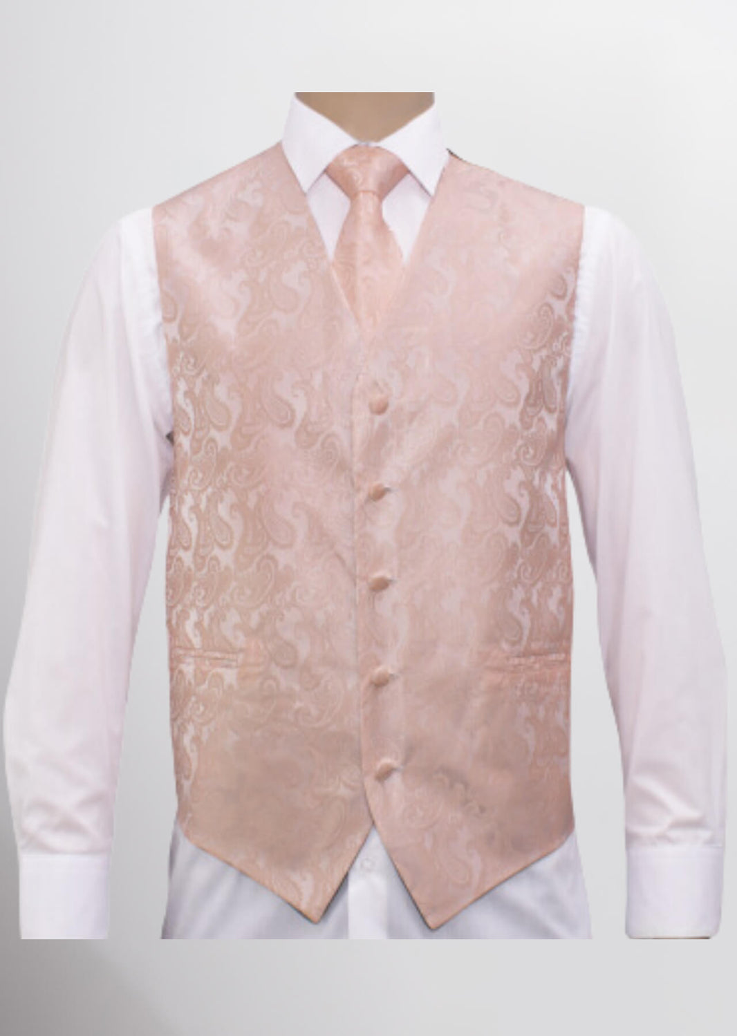 Men's Microfiber Paisley Vest