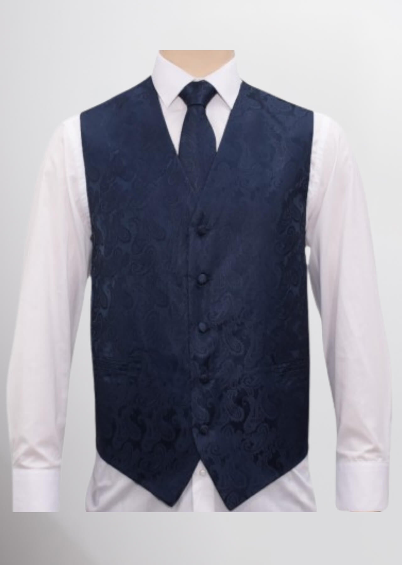 Men's Microfiber Paisley Vest