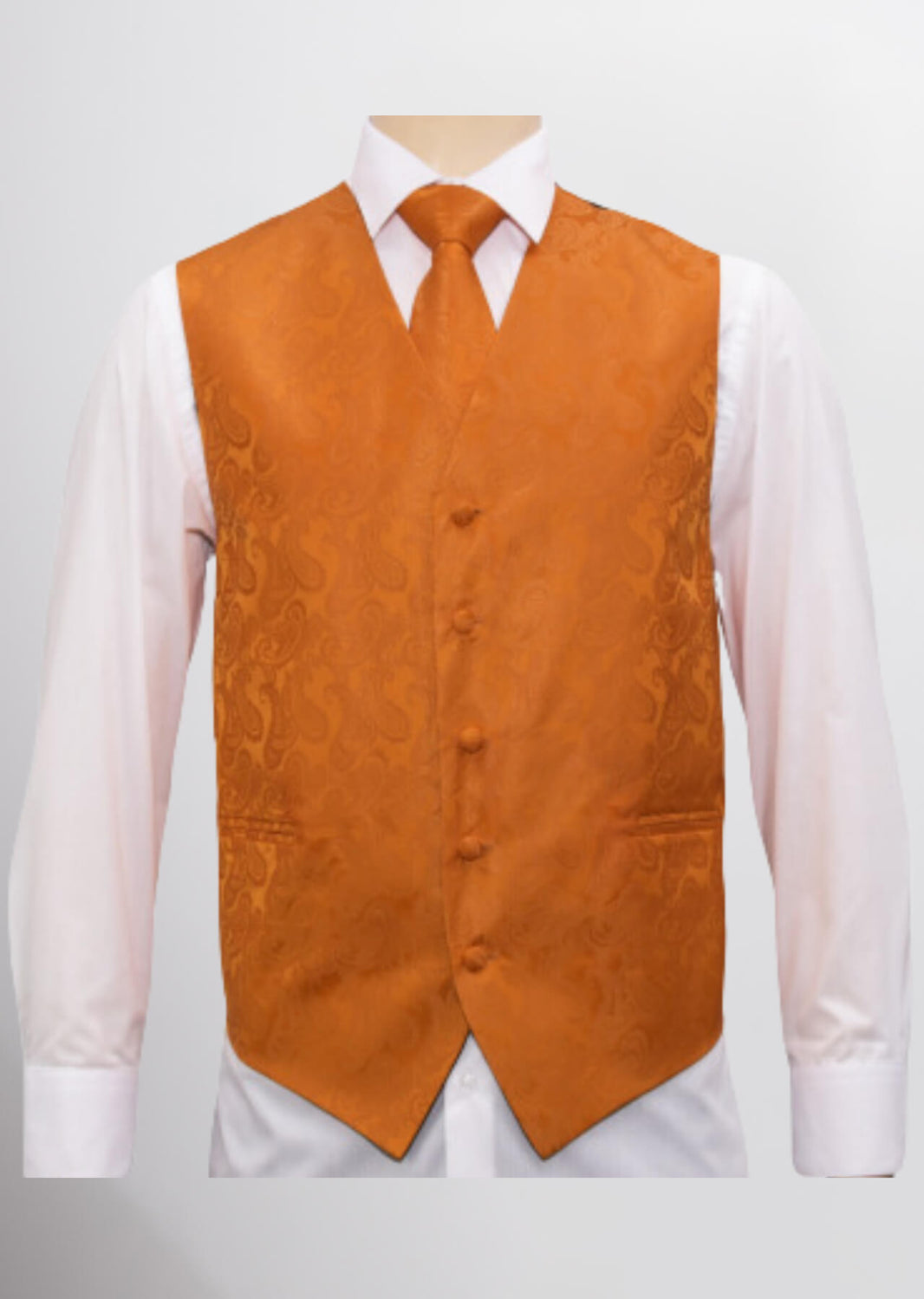 Men's Microfiber Paisley Vest