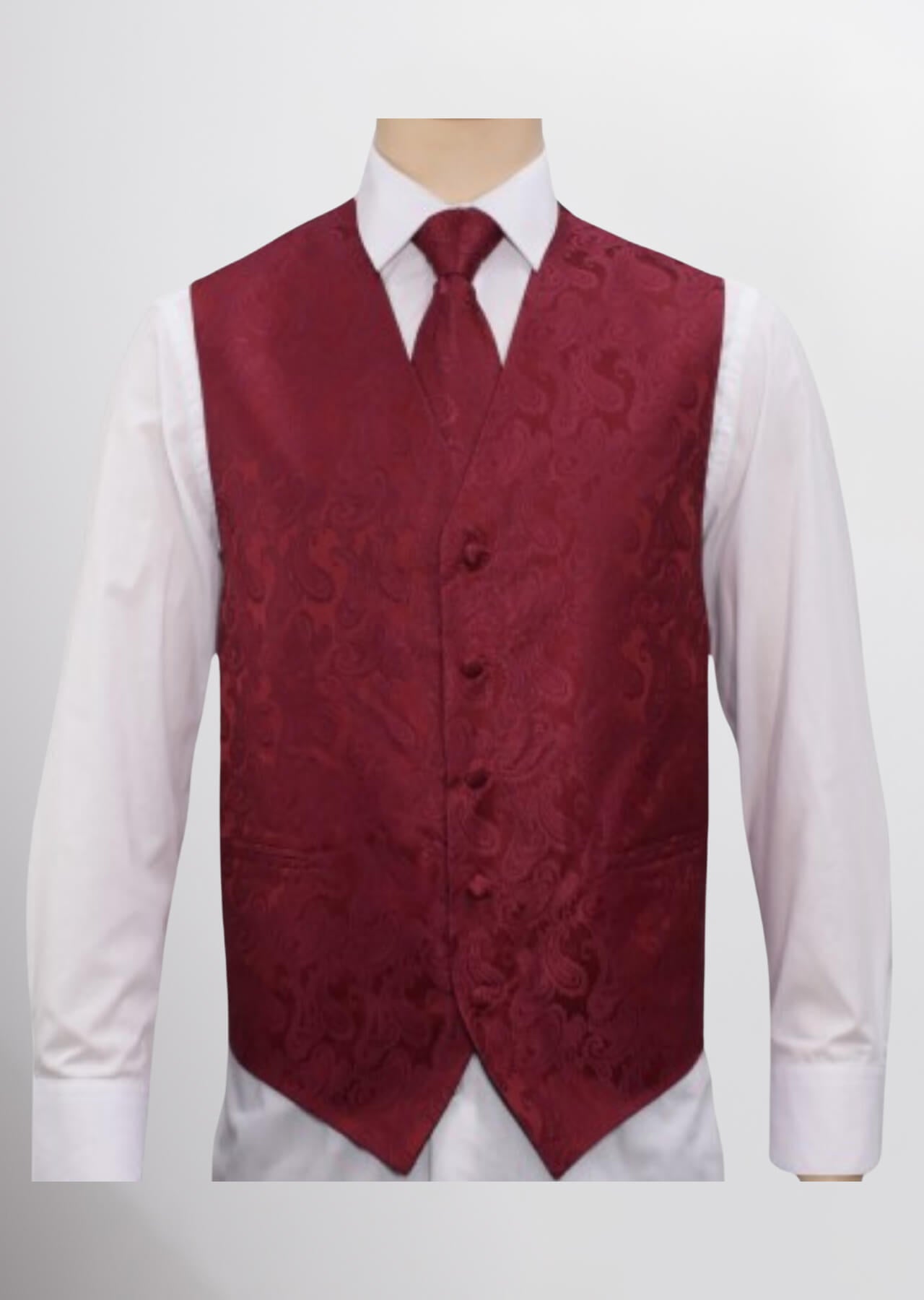 Men's Microfiber Paisley Vest