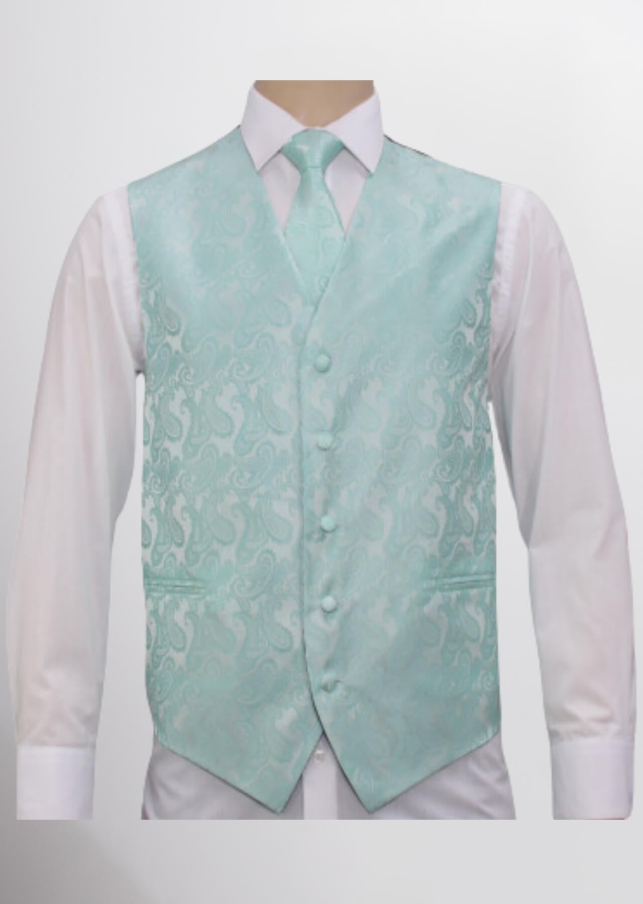 Men's Microfiber Paisley Vest