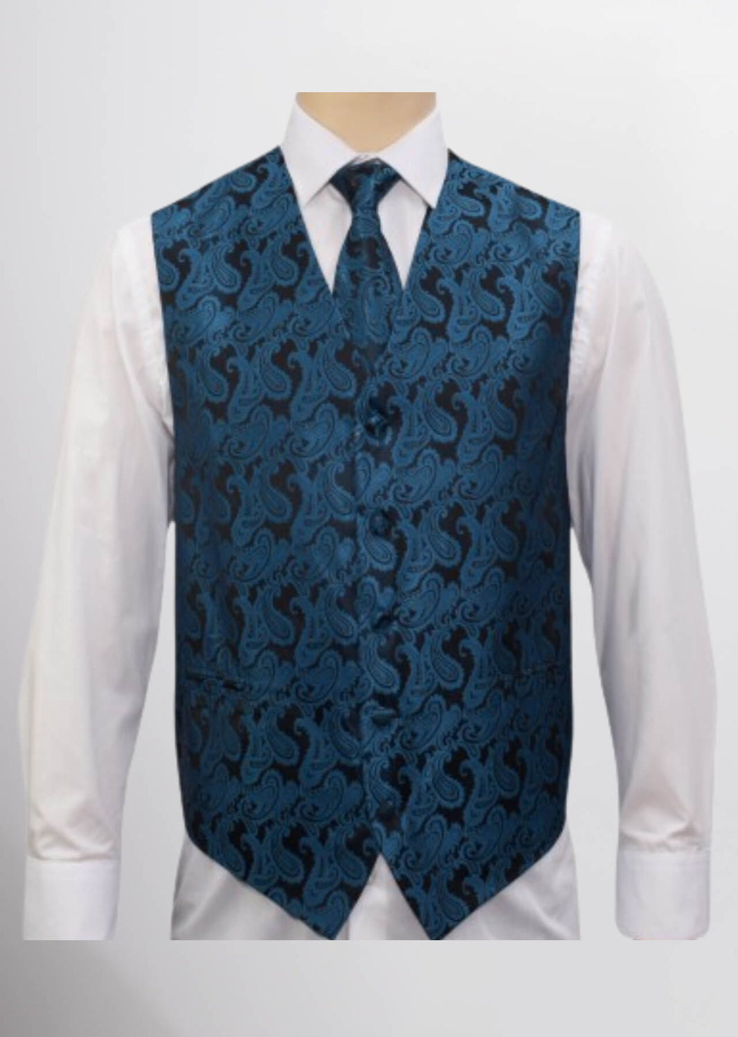 Men's Microfiber Paisley Vest