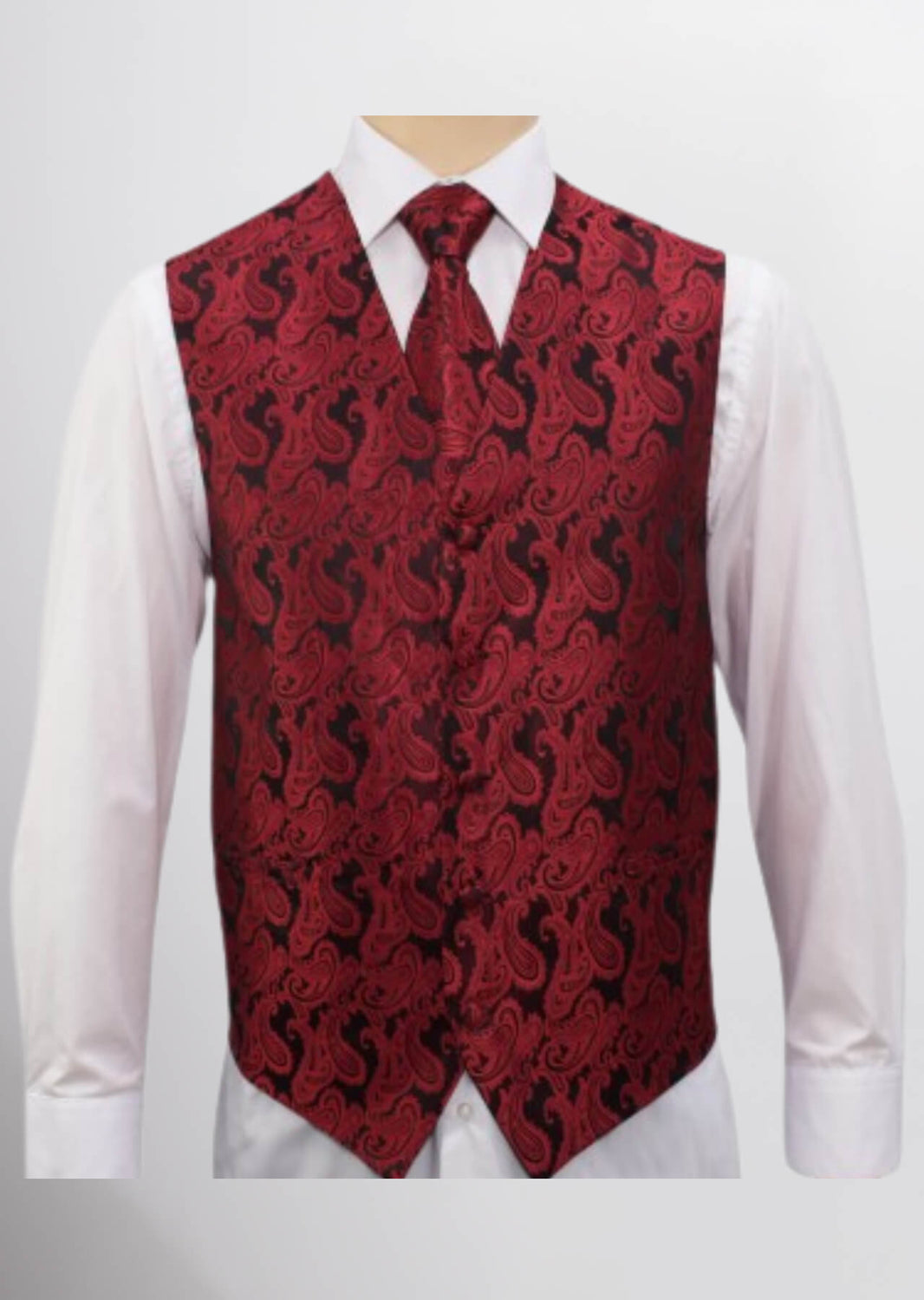 Men's Microfiber Paisley Vest