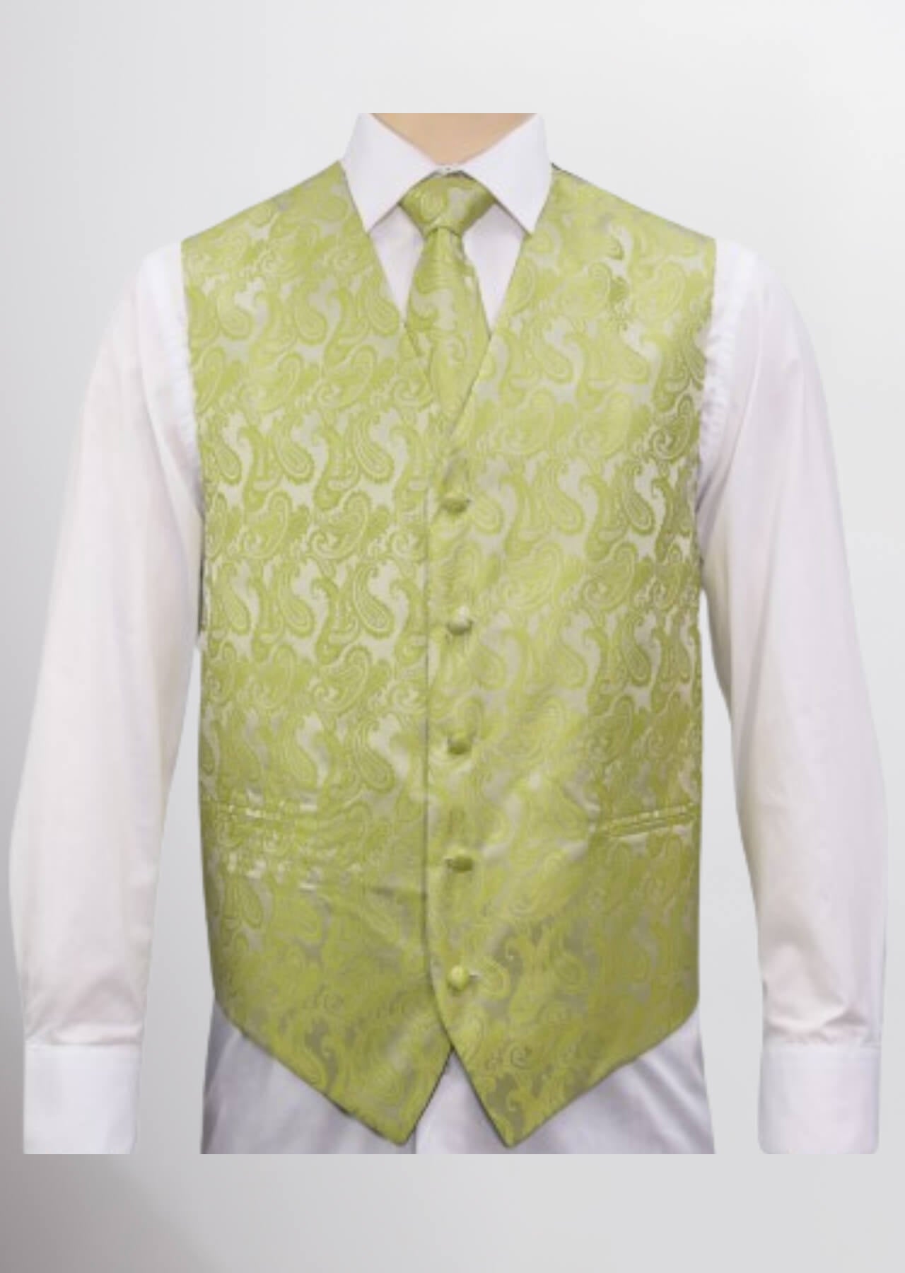 Men's Microfiber Paisley Vest