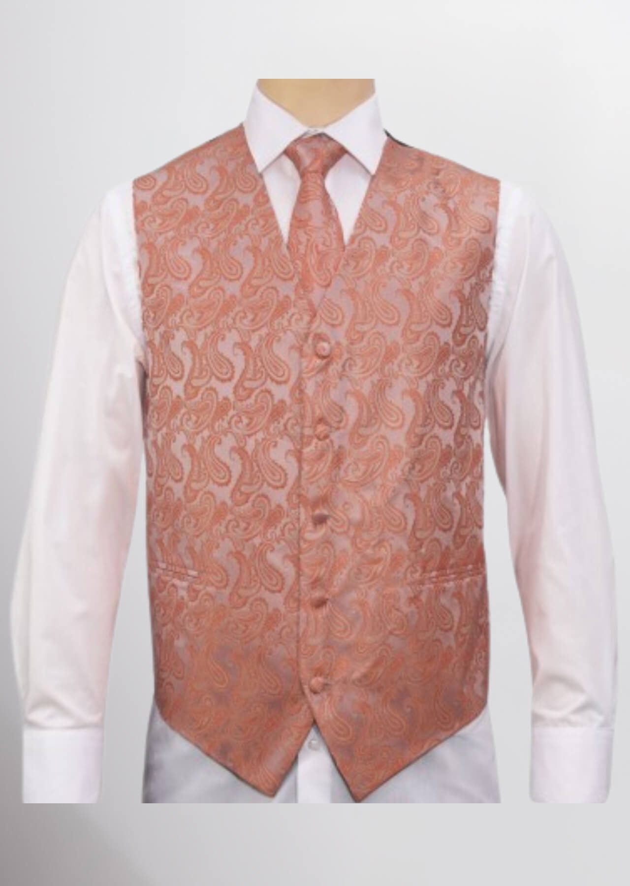 Men's Microfiber Paisley Vest