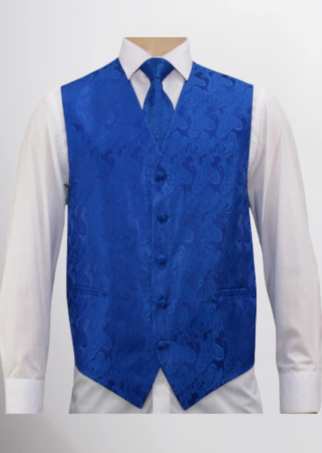 Men's Microfiber Paisley Vest