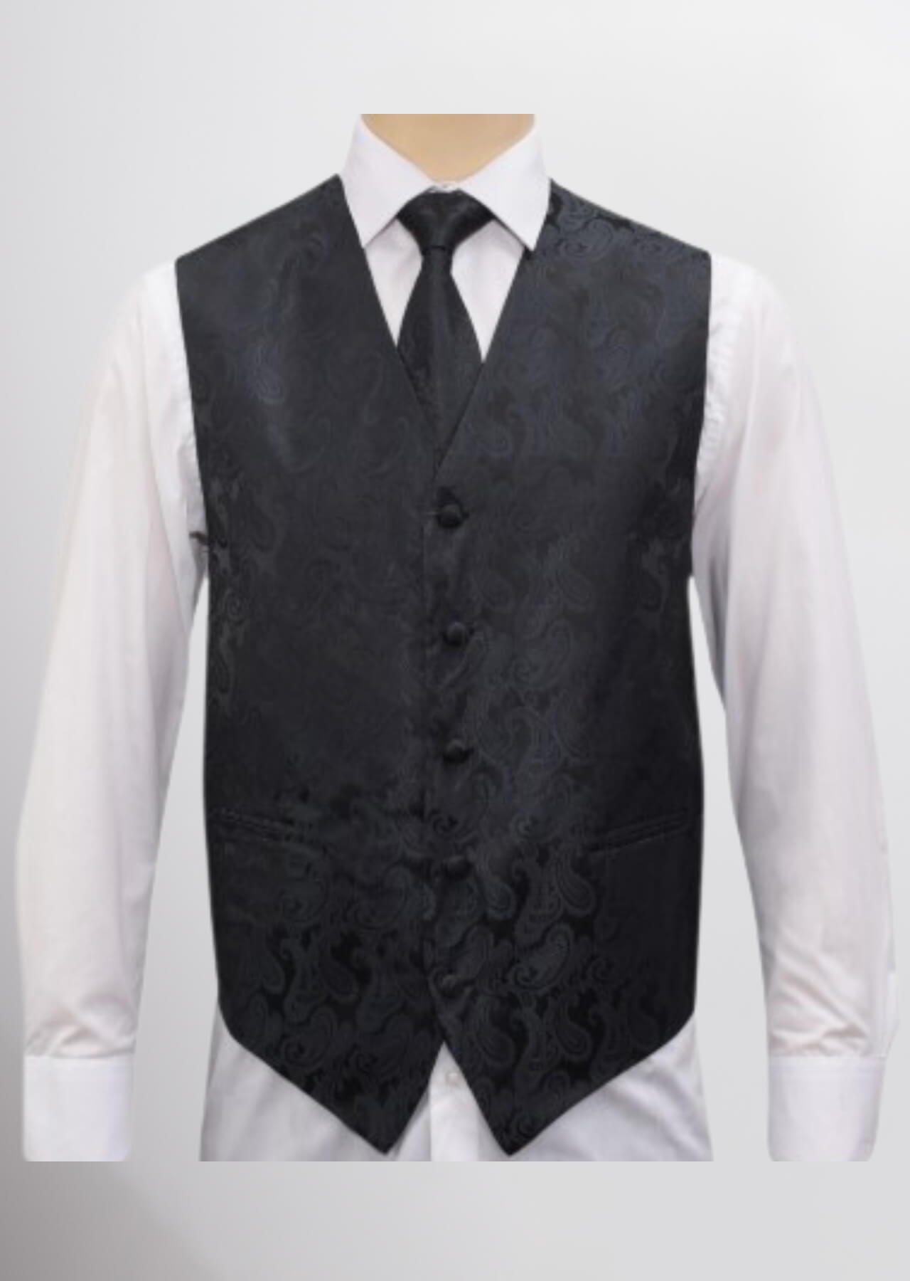 Men's Microfiber Paisley Vest