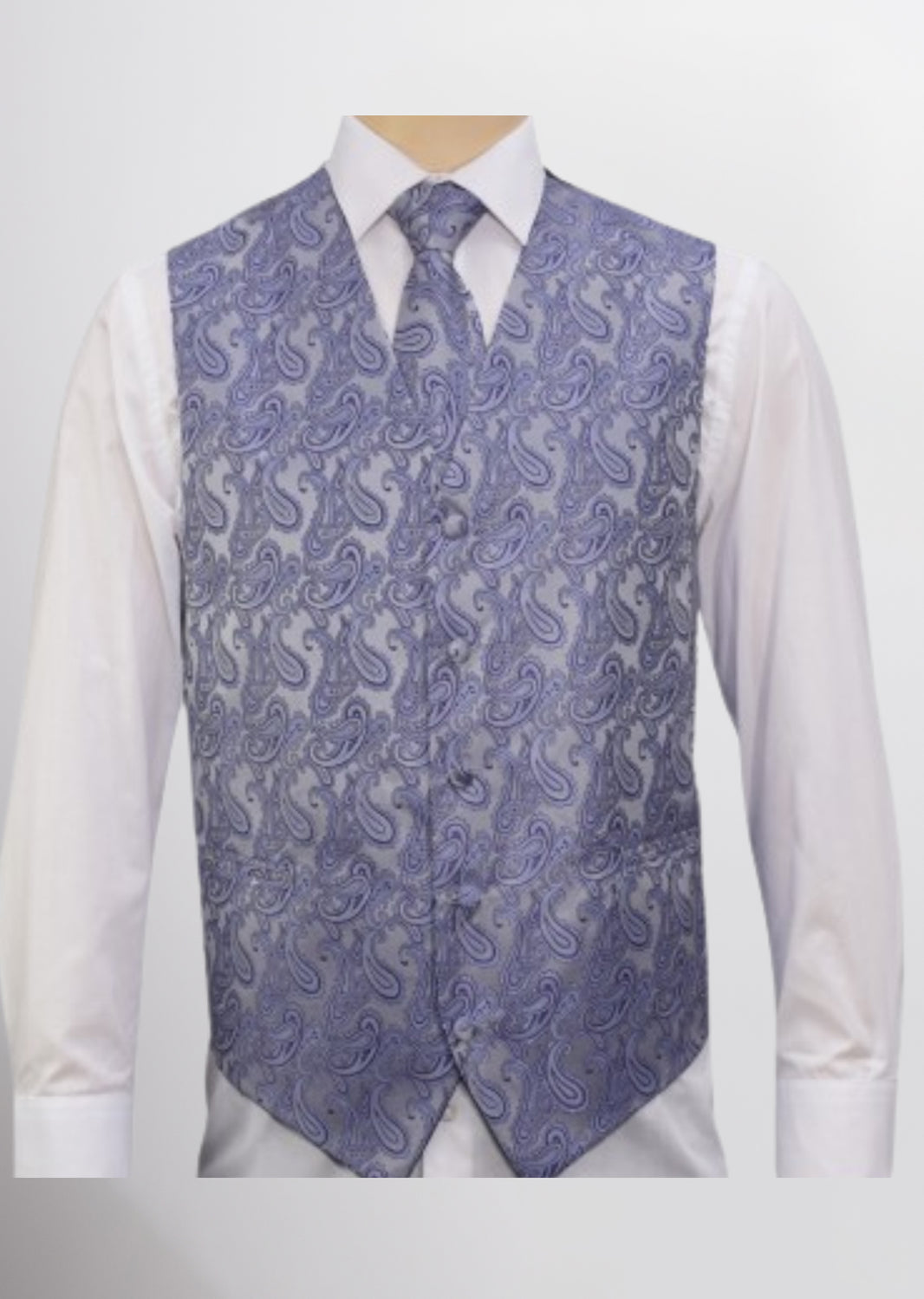 Men's Microfiber Paisley Vest