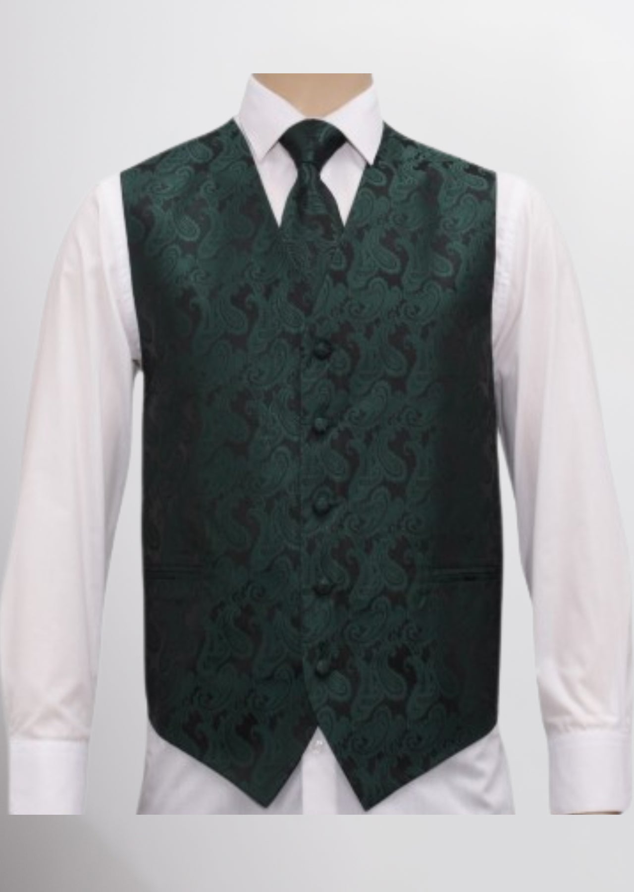 Men's Microfiber Paisley Vest