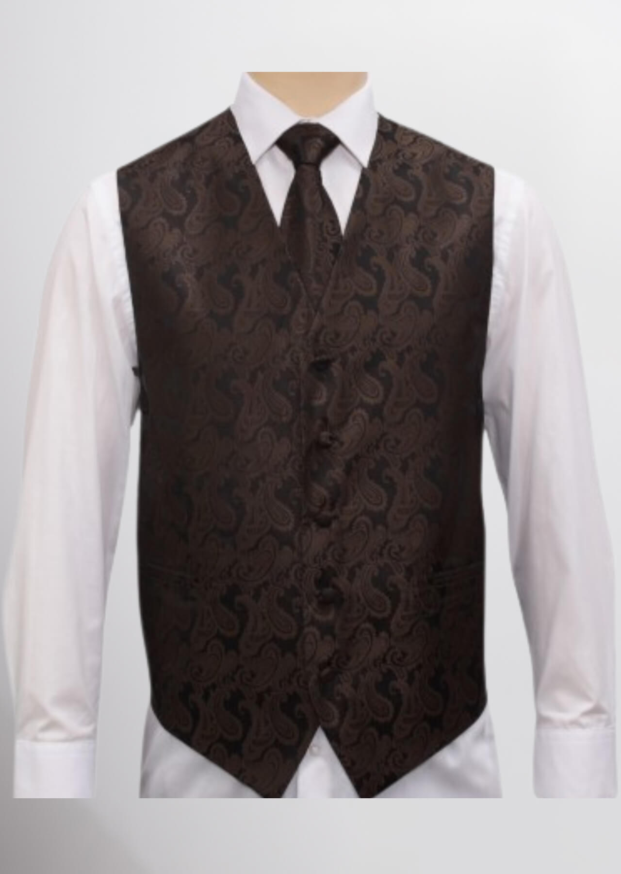 Men's Microfiber Paisley Vest