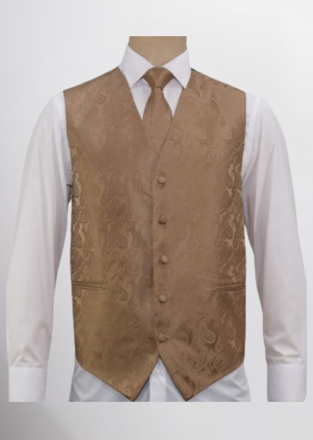 Men's Microfiber Paisley Vest