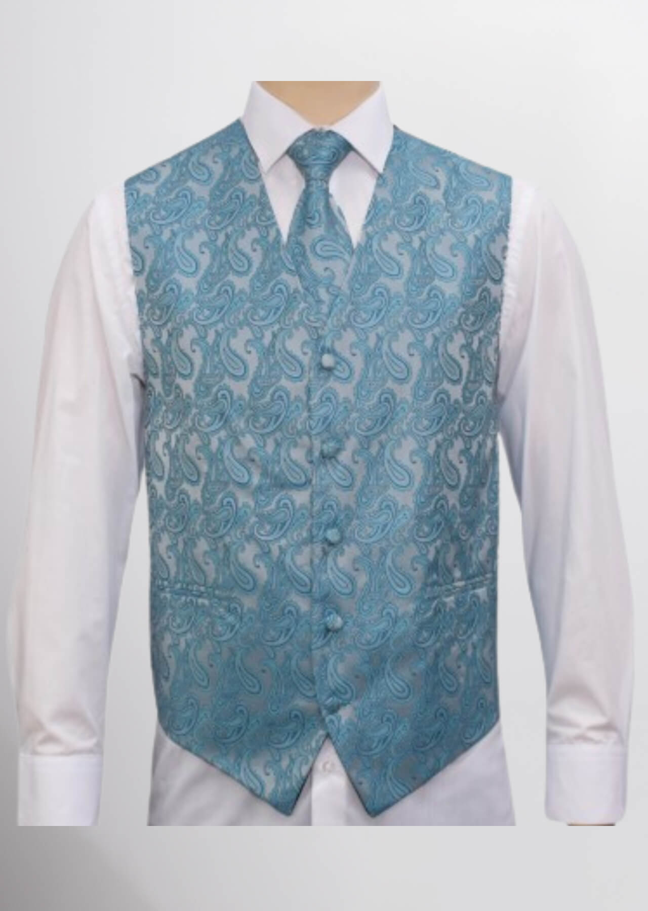 Men's Microfiber Paisley Vest