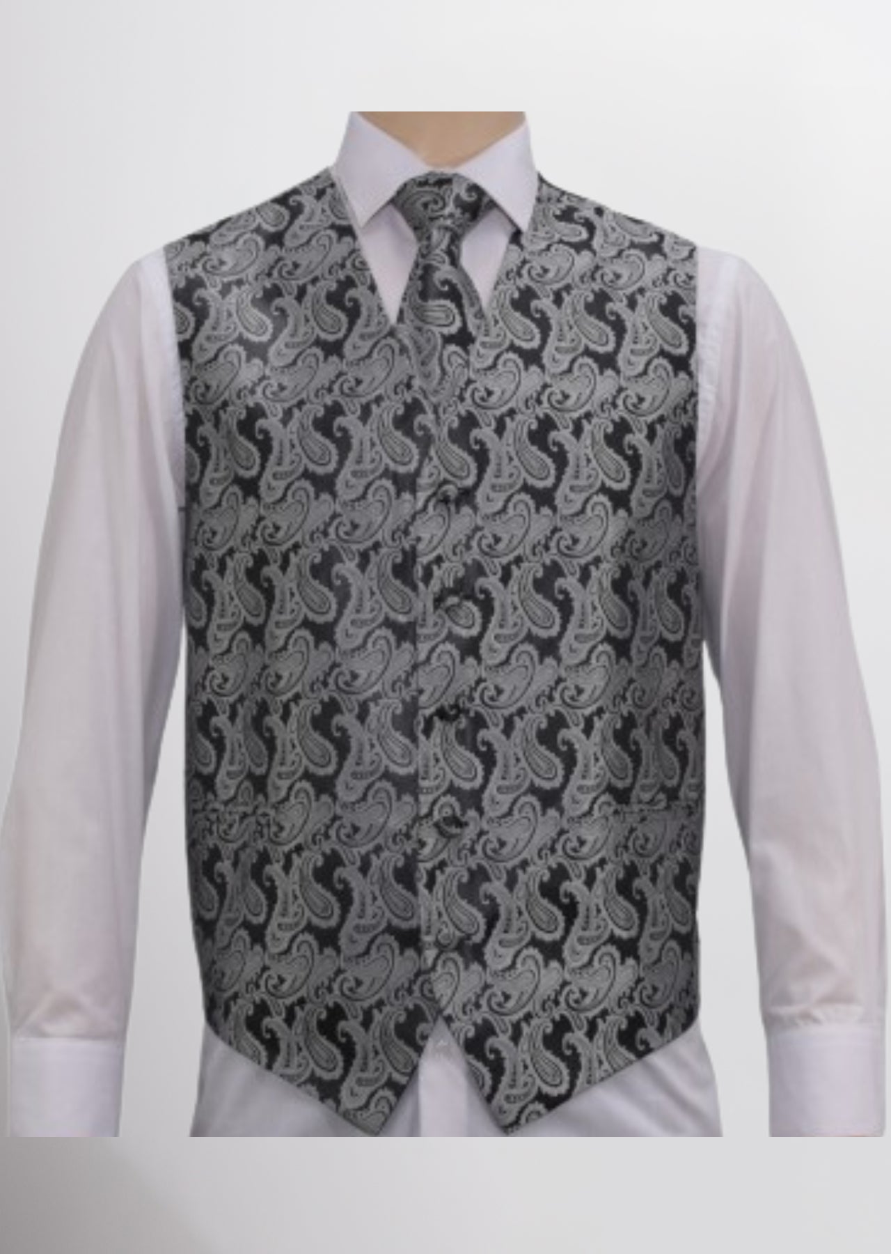 Men's Microfiber Paisley Vest