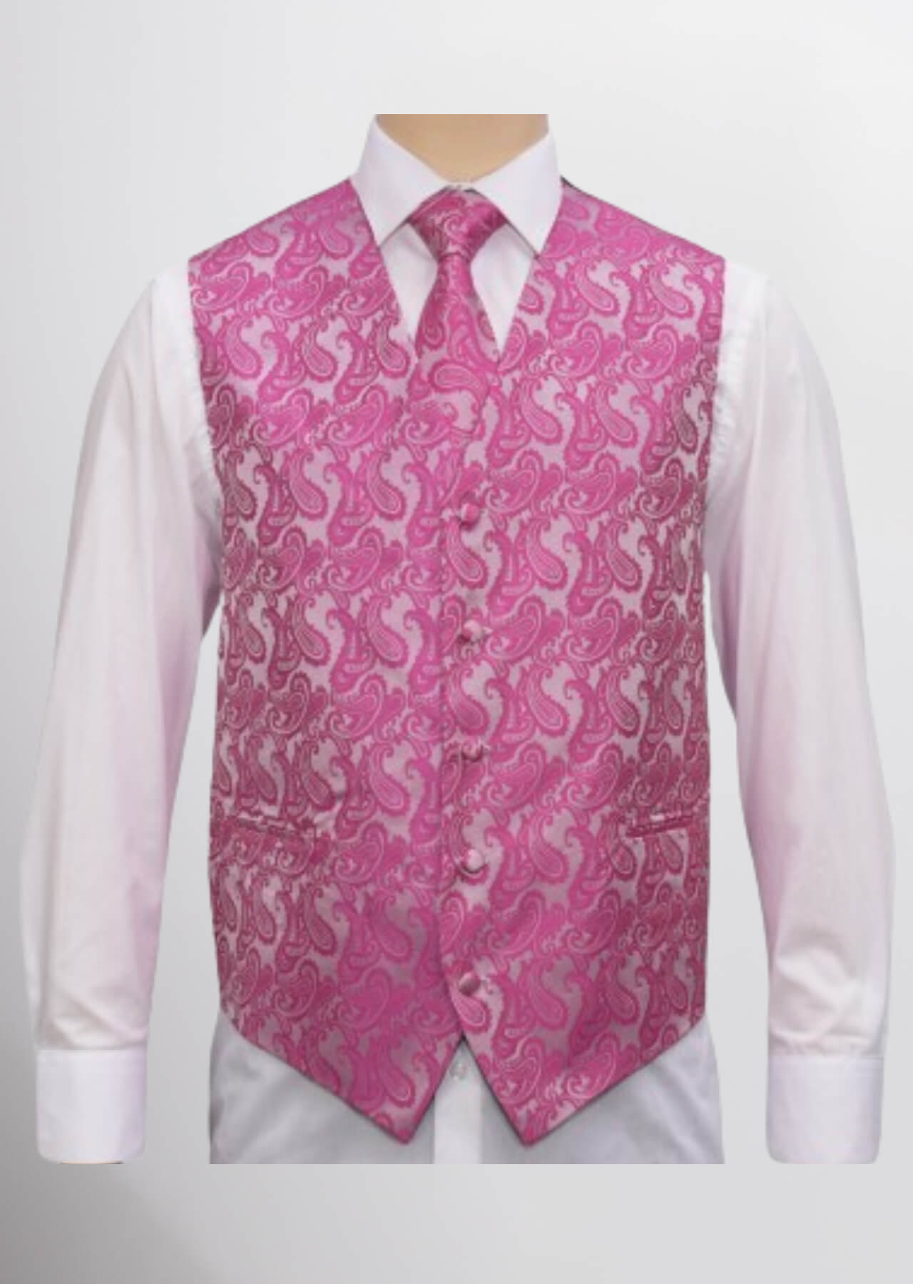 Men's Microfiber Paisley Vest