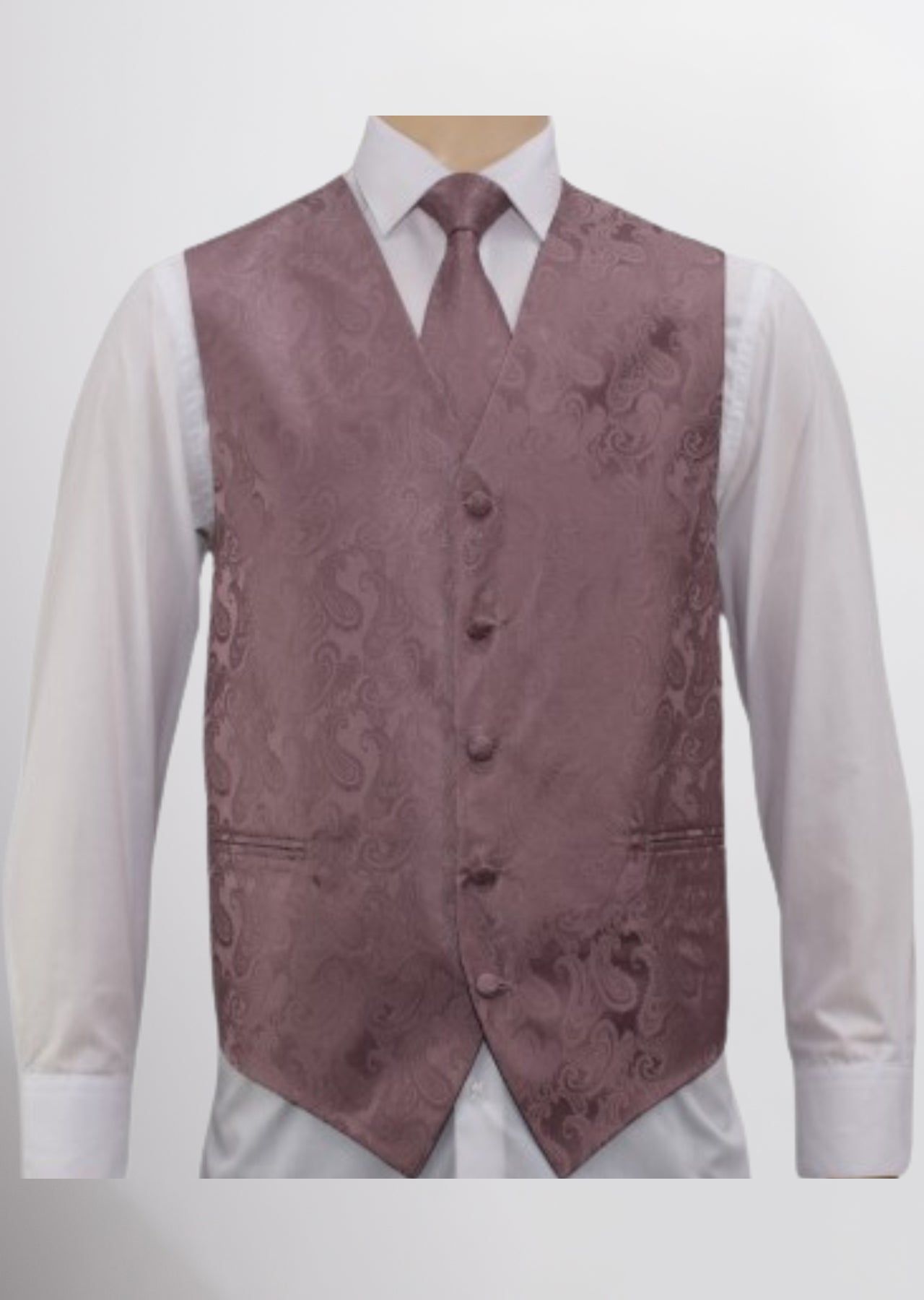 Men's Microfiber Paisley Vest