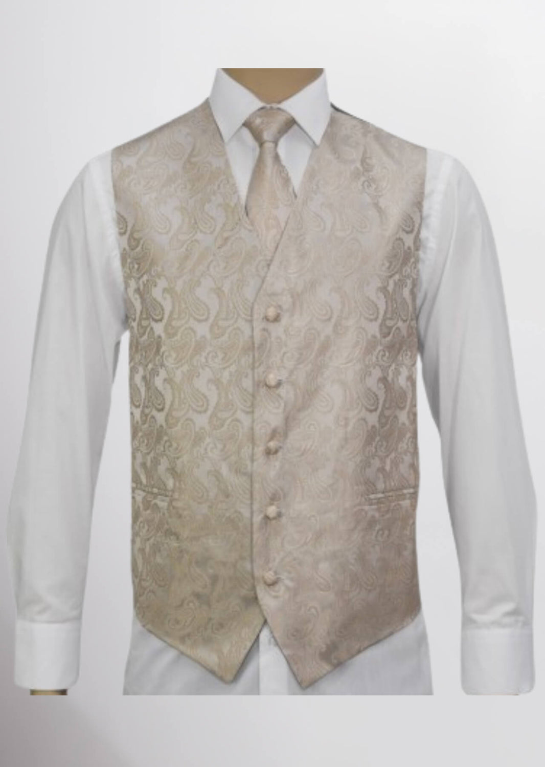 Men's Microfiber Paisley Vest