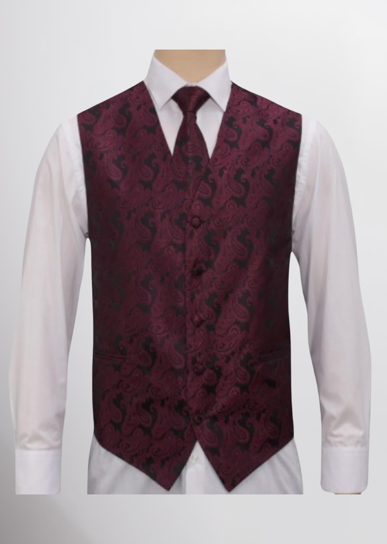 Men's Microfiber Paisley Vest