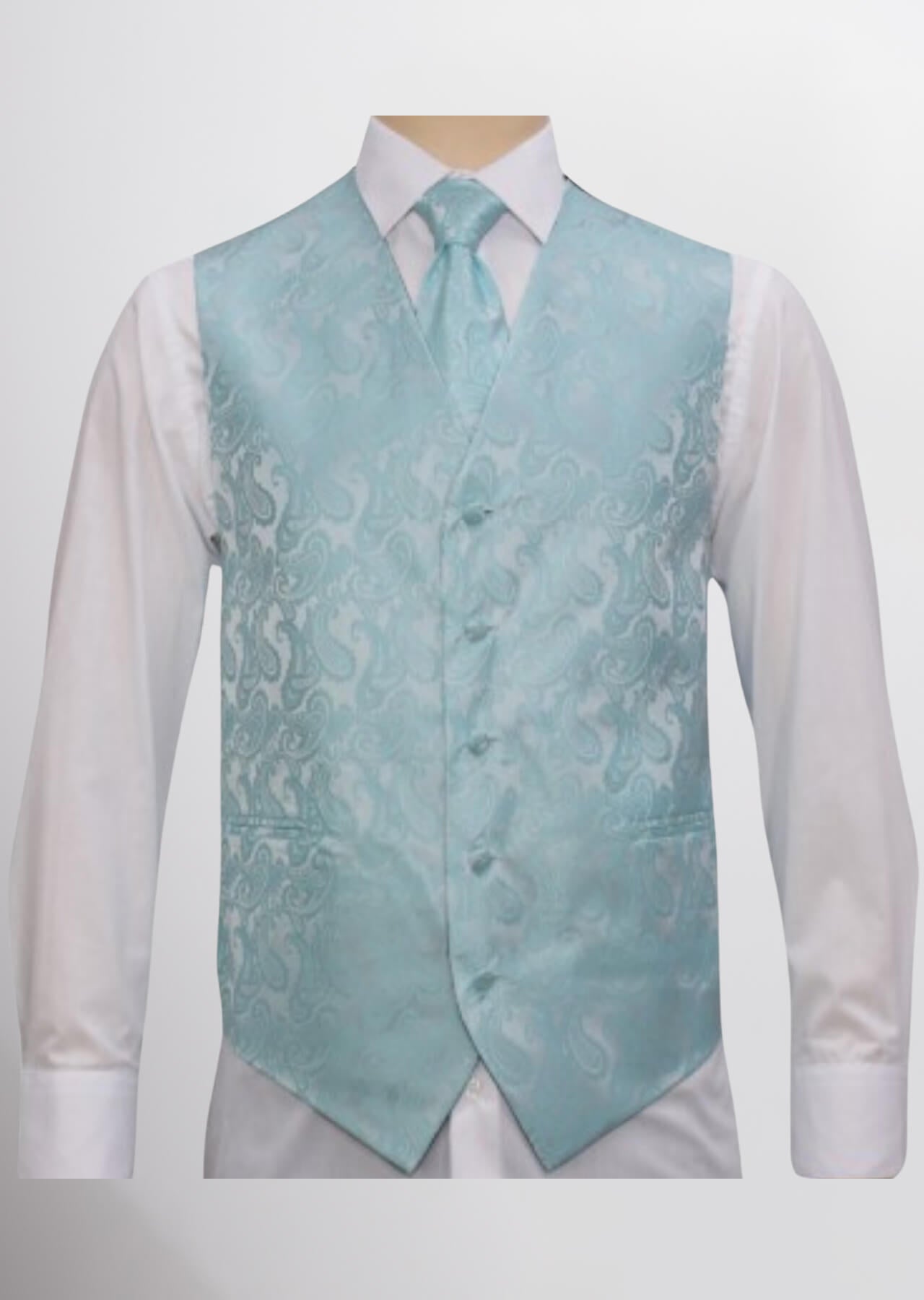 Men's Microfiber Paisley Vest