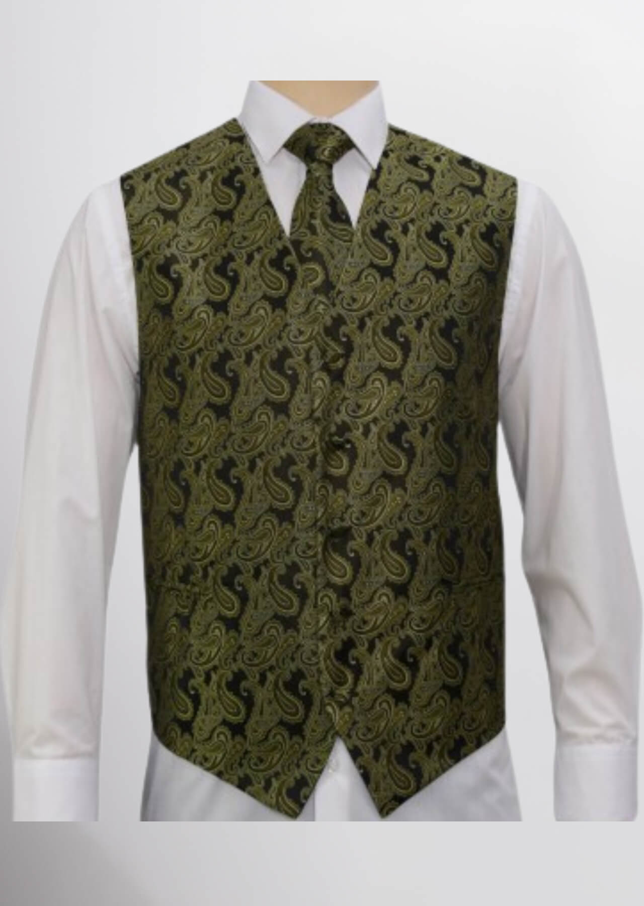 Men's Microfiber Paisley Vest