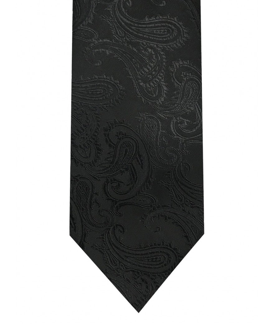 Paisley tie and pocket square set