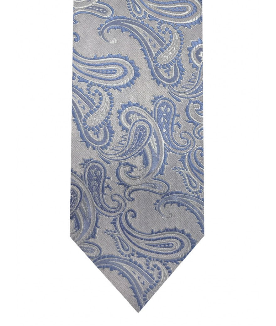 Paisley tie and pocket square set