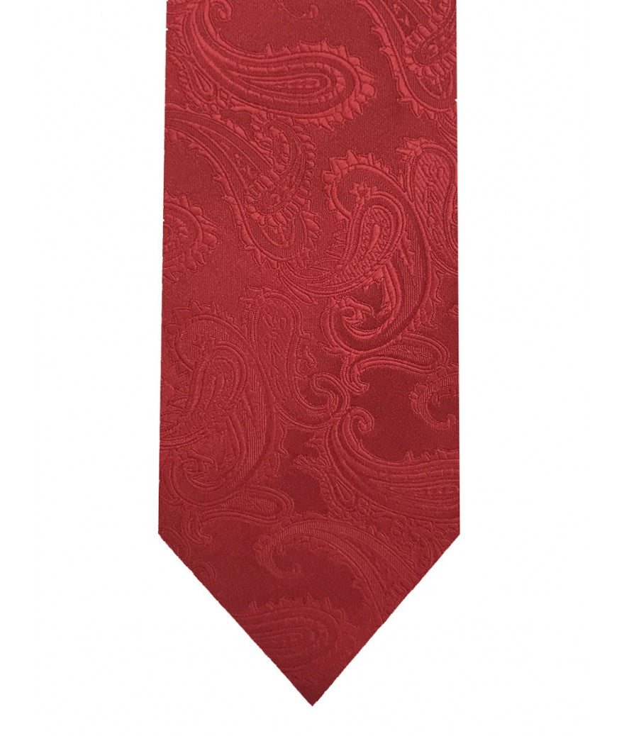 Paisley tie and pocket square set