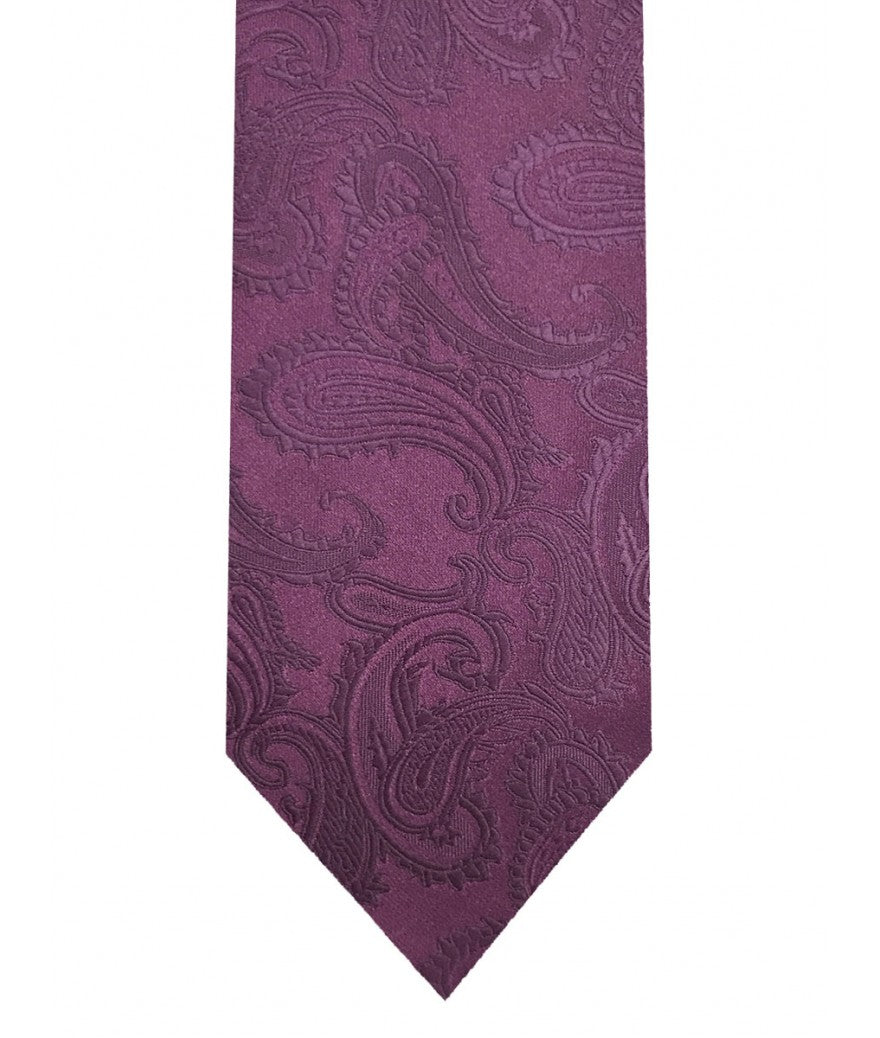 Paisley tie and pocket square set