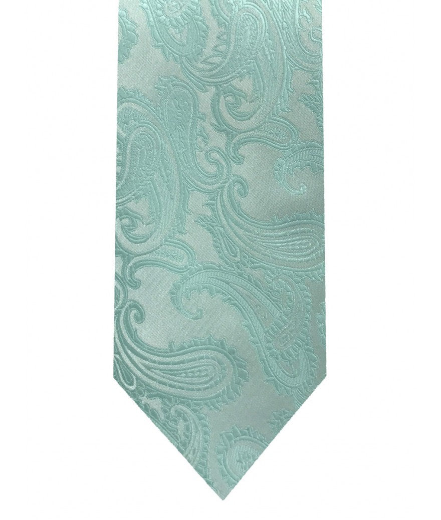 Paisley tie and pocket square set