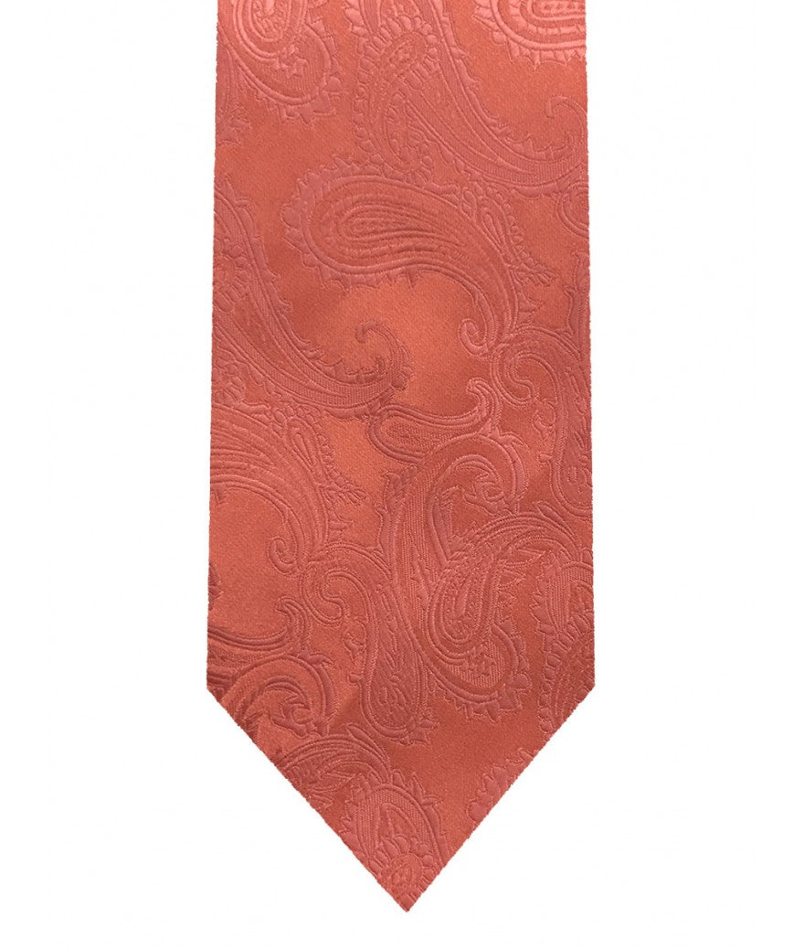 Paisley tie and pocket square set