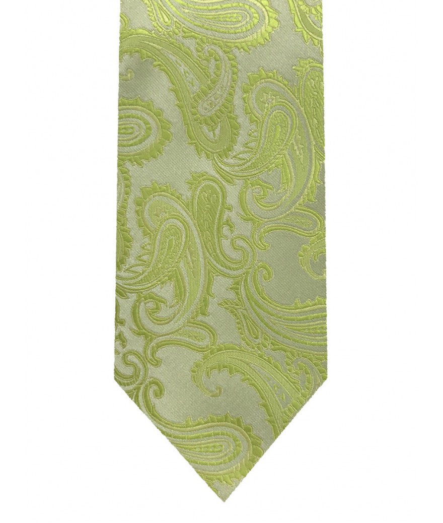 Paisley tie and pocket square set