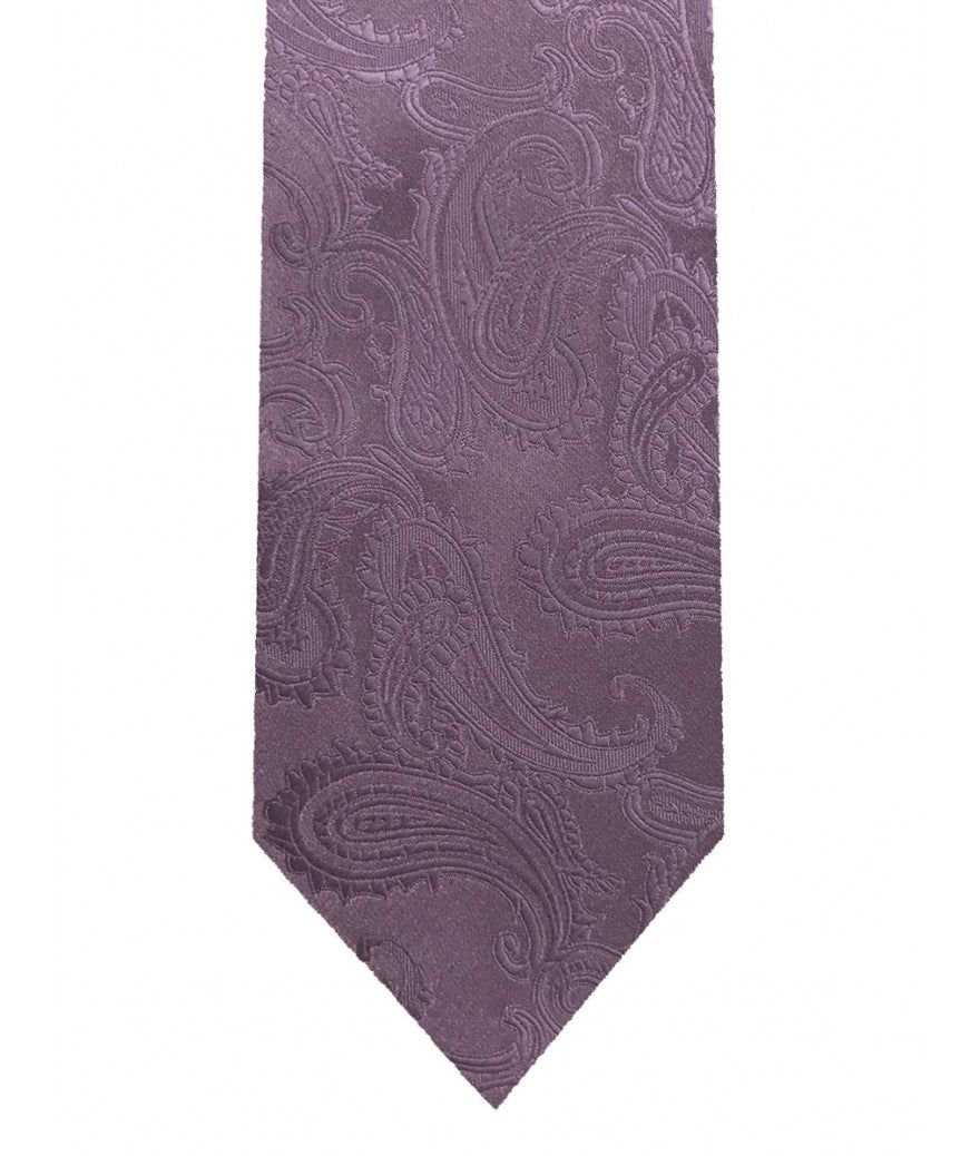 Paisley tie and pocket square set