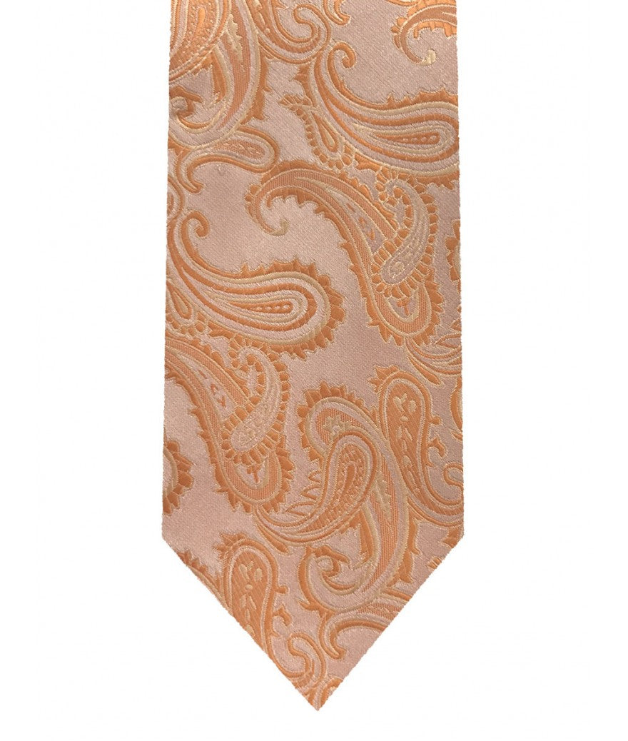 Paisley tie and pocket square set