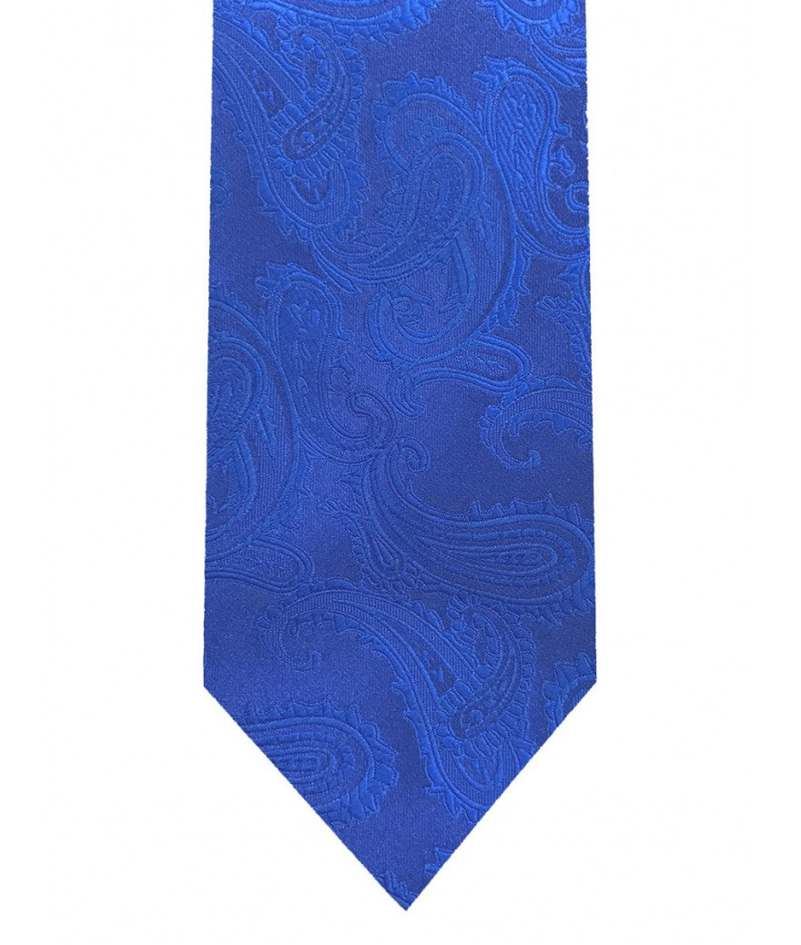 Paisley tie and pocket square set