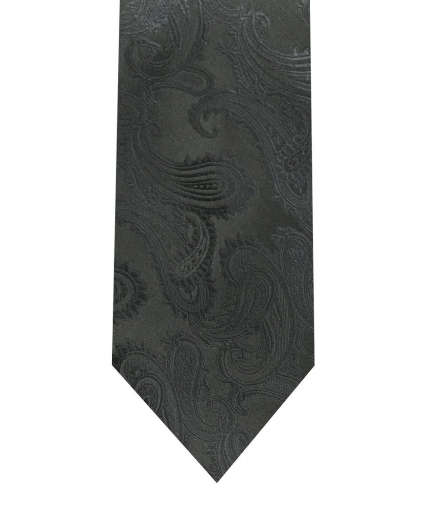 Paisley tie and pocket square set