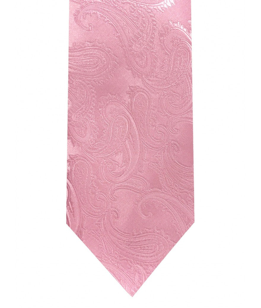 Paisley tie and pocket square set