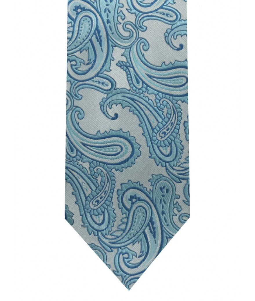 Paisley tie and pocket square set