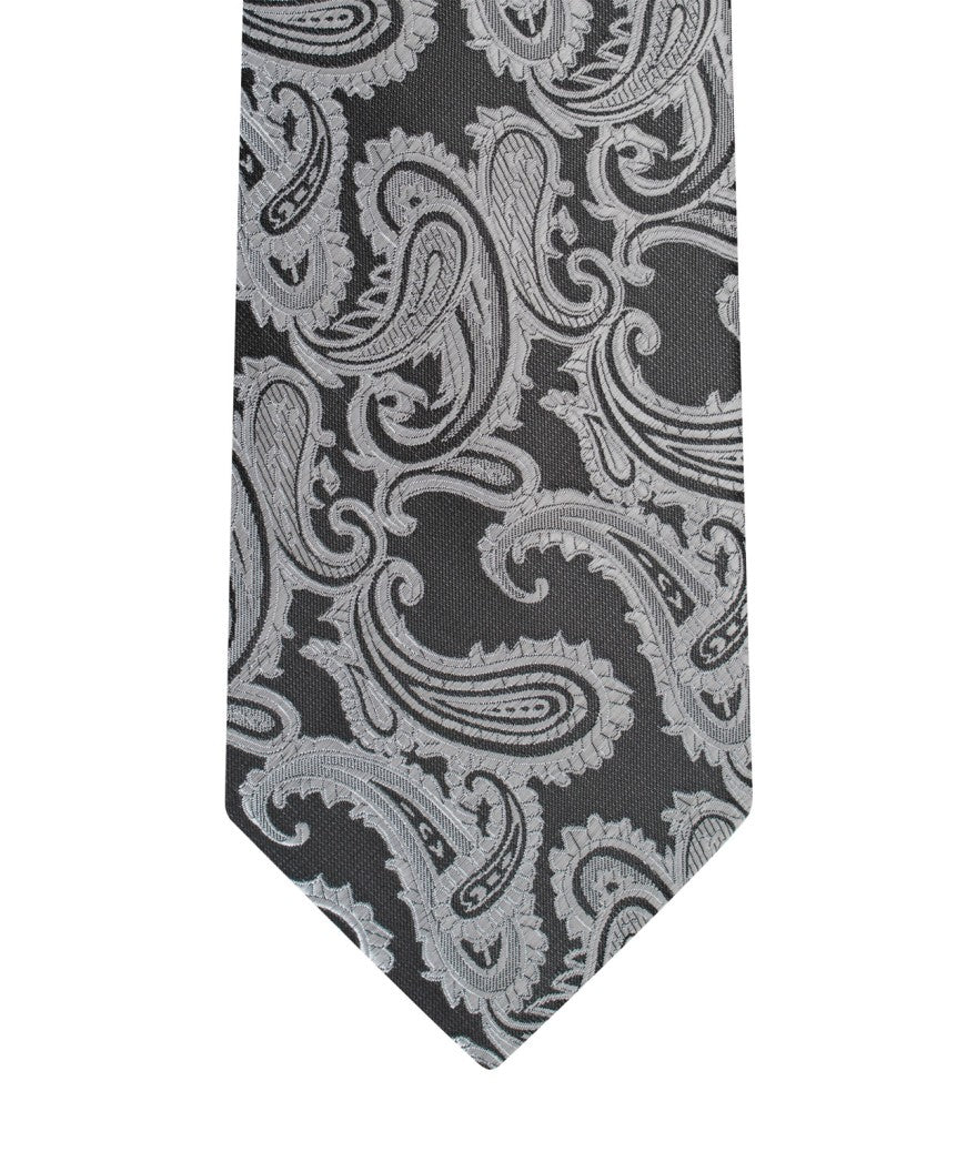 Paisley tie and pocket square set