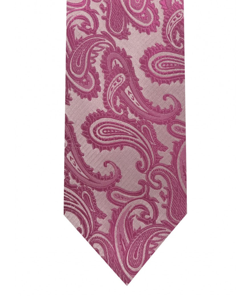 Paisley tie and pocket square set