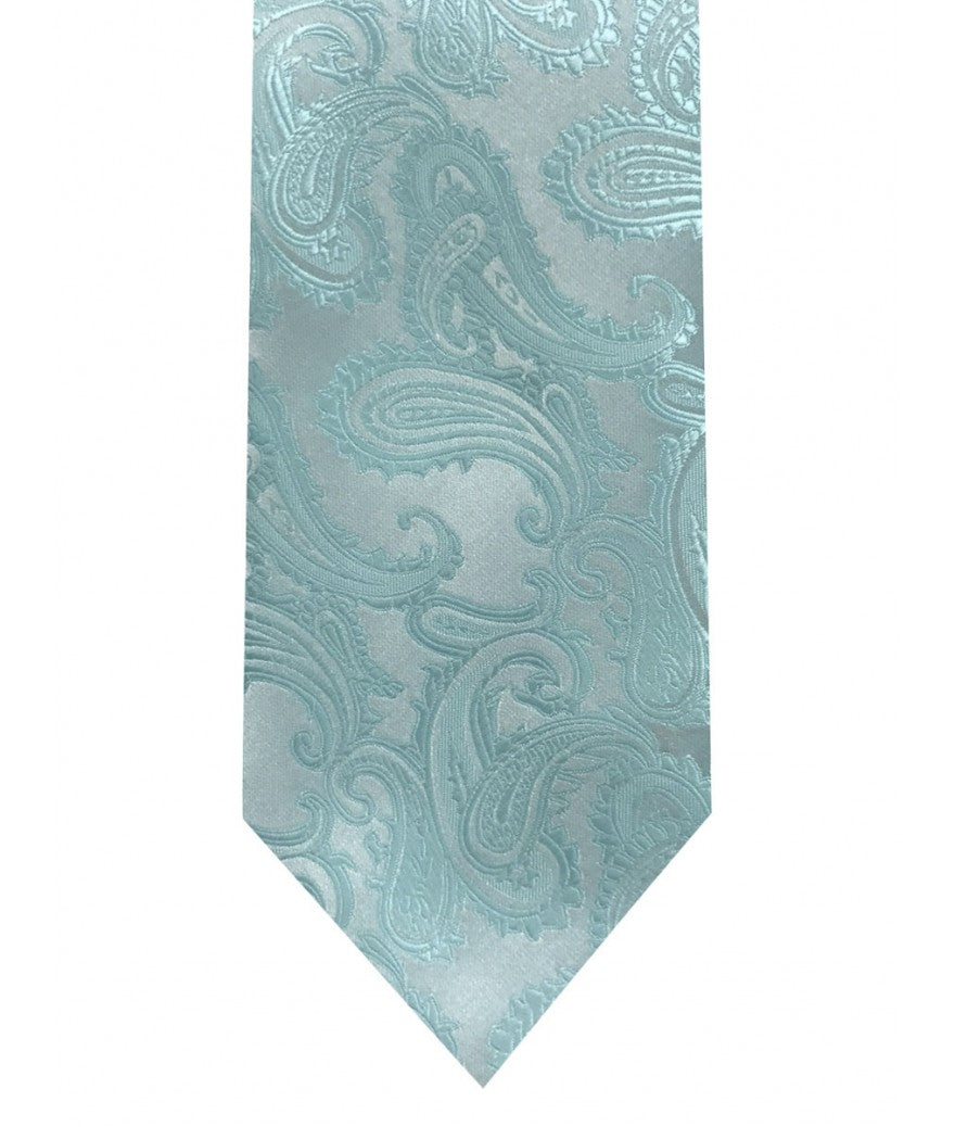 Paisley tie and pocket square set