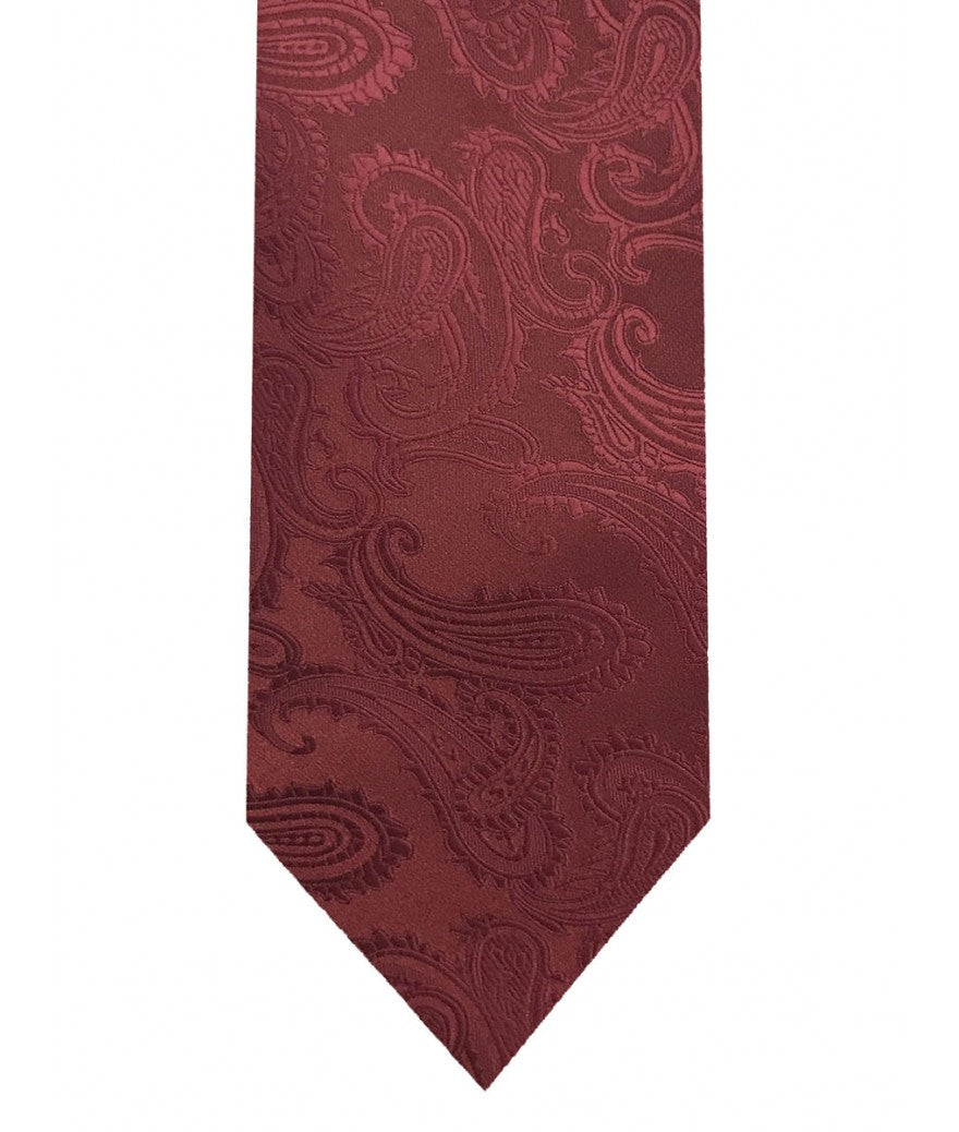 Paisley tie and pocket square set