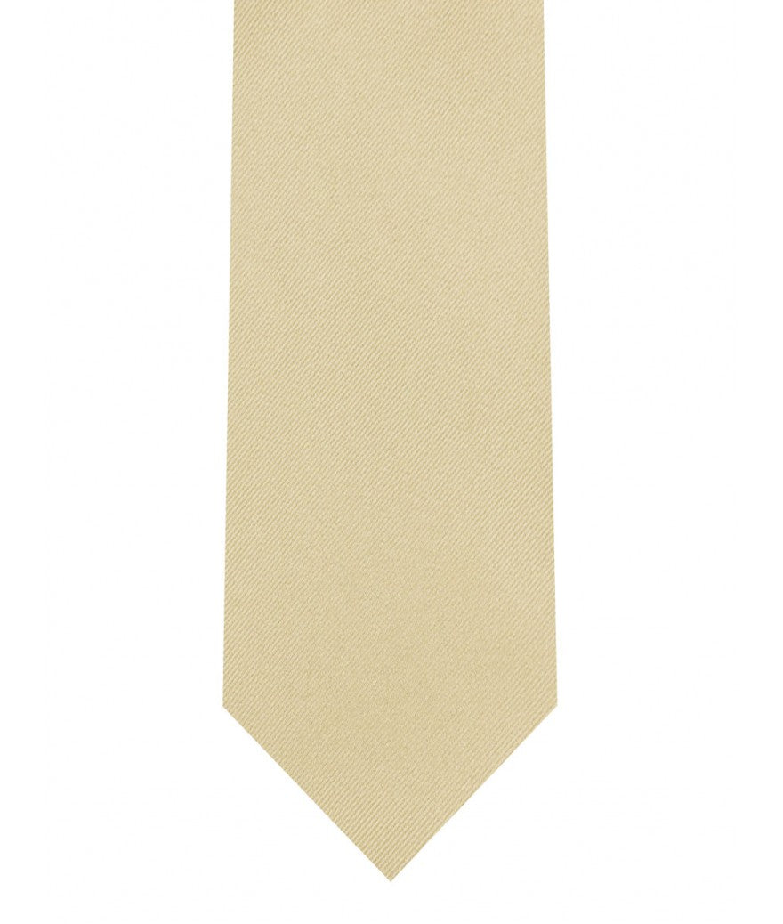 Tie and Pocket Square Set Beige