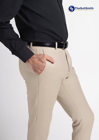 Trousers (Beige)