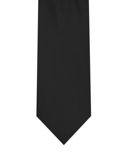 Tie and Pocket Square Set Black