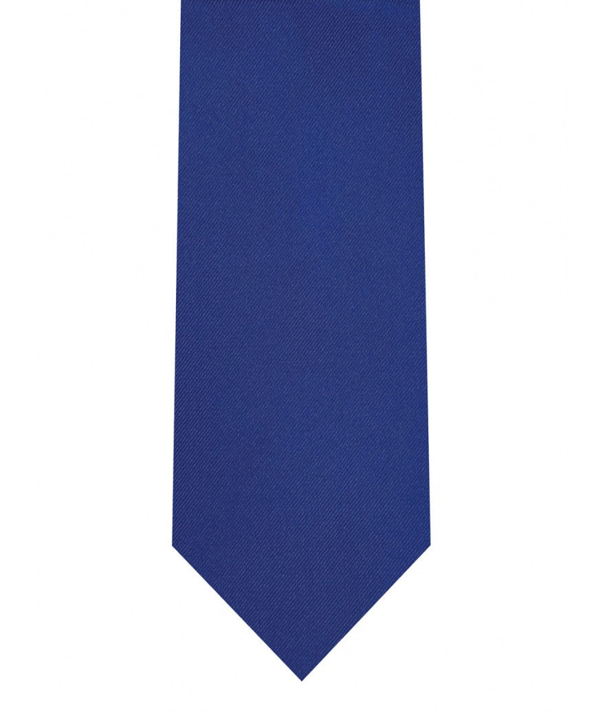 Tie and Pocket Square Set  Cobalt Cobalt