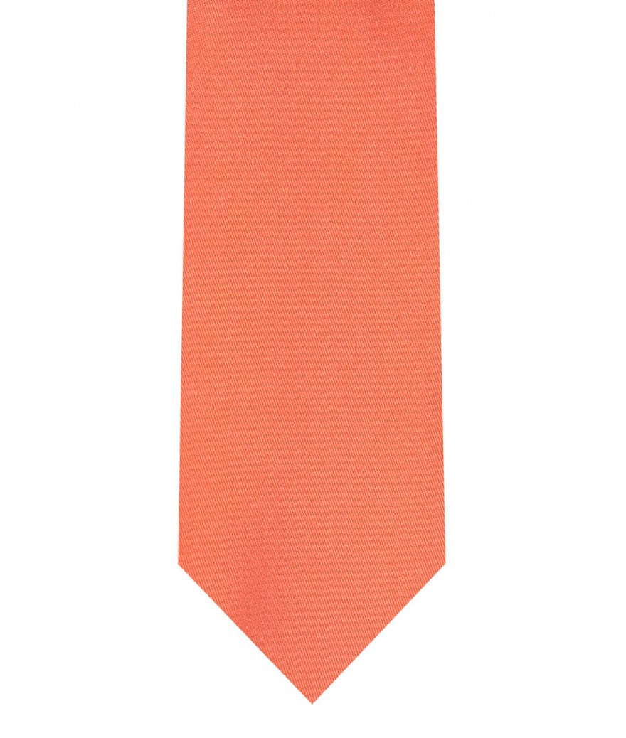 Tie and Pocket Square Set Coral