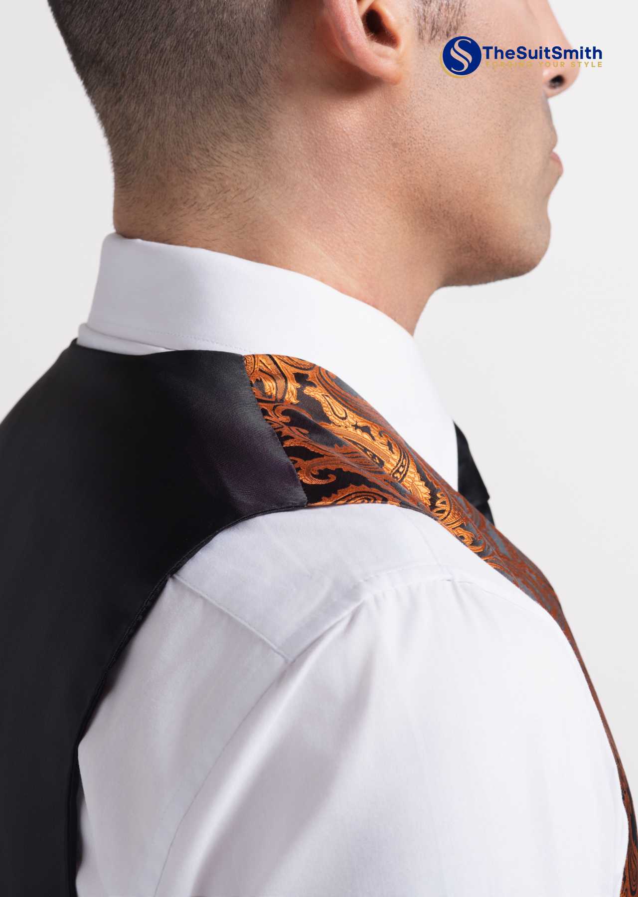 Men's Microfiber Paisley Vest