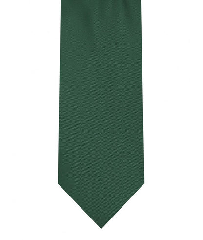 Tie and Pocket Square Set Forest Green